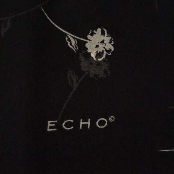 Echo Brand Floral Scarf - Picture 2 of 4